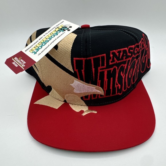 Other - NEW w/TAG 1996 NASCAR Winston Cup Hat Cap Eagle Red Licensed Snapback Vintage